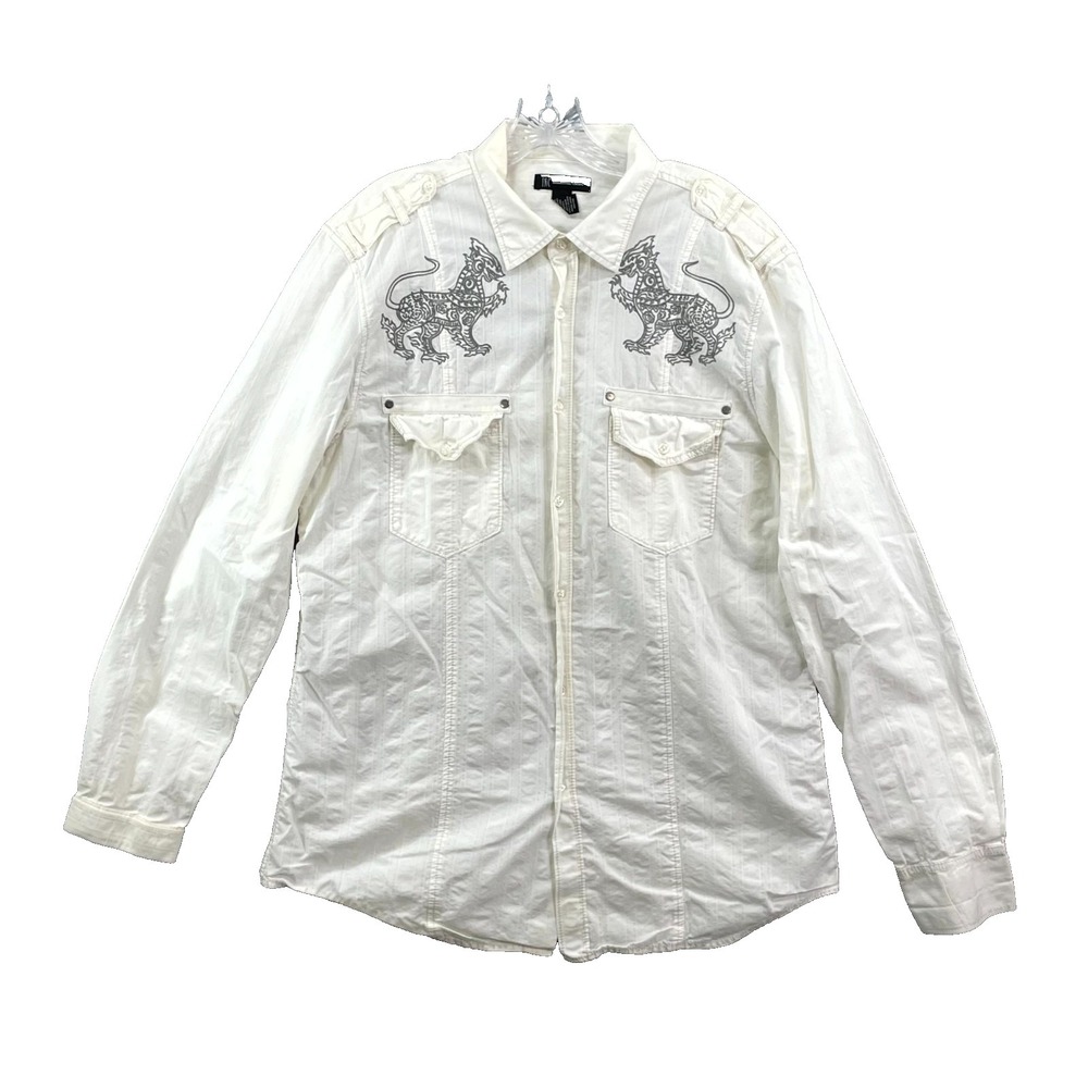 INC International Concepts Shirt Mens XL‎ Rodeo Riding Western Cowboy Rancher